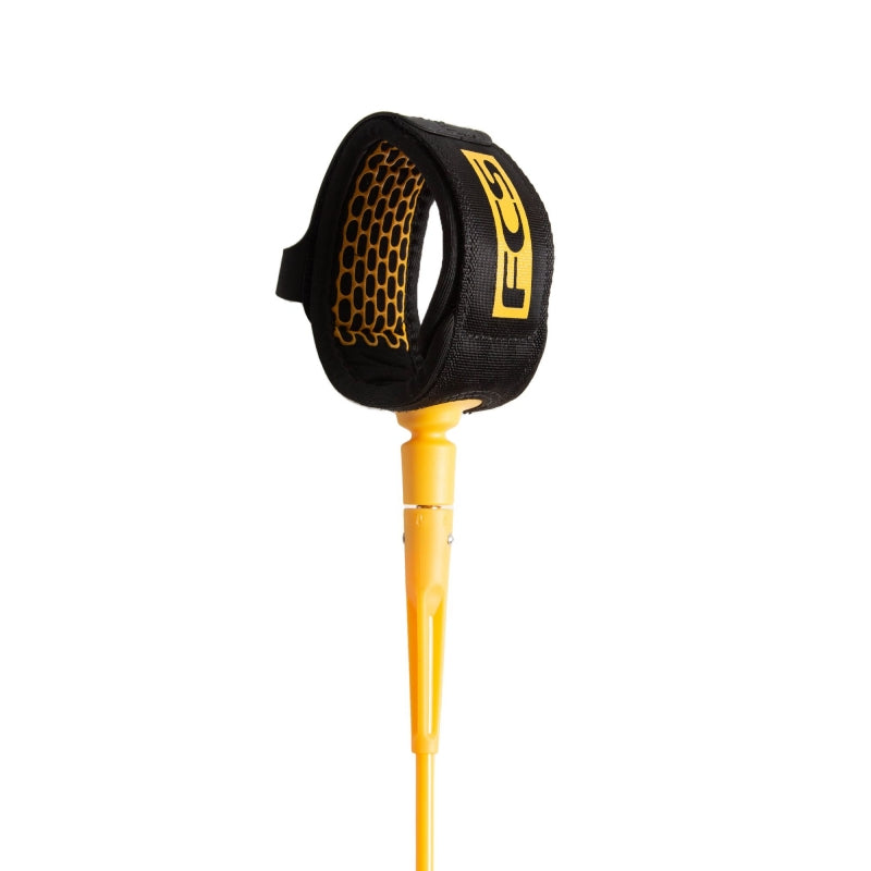 FCS All Round Essential 6ft Surfboard Leash - Mango