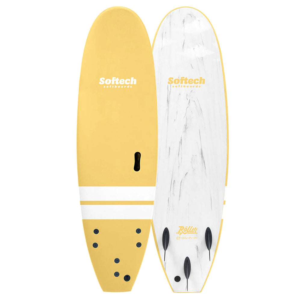 Softech Roller Hand Shaped 7ft 0 Soft Surfboard - Butter