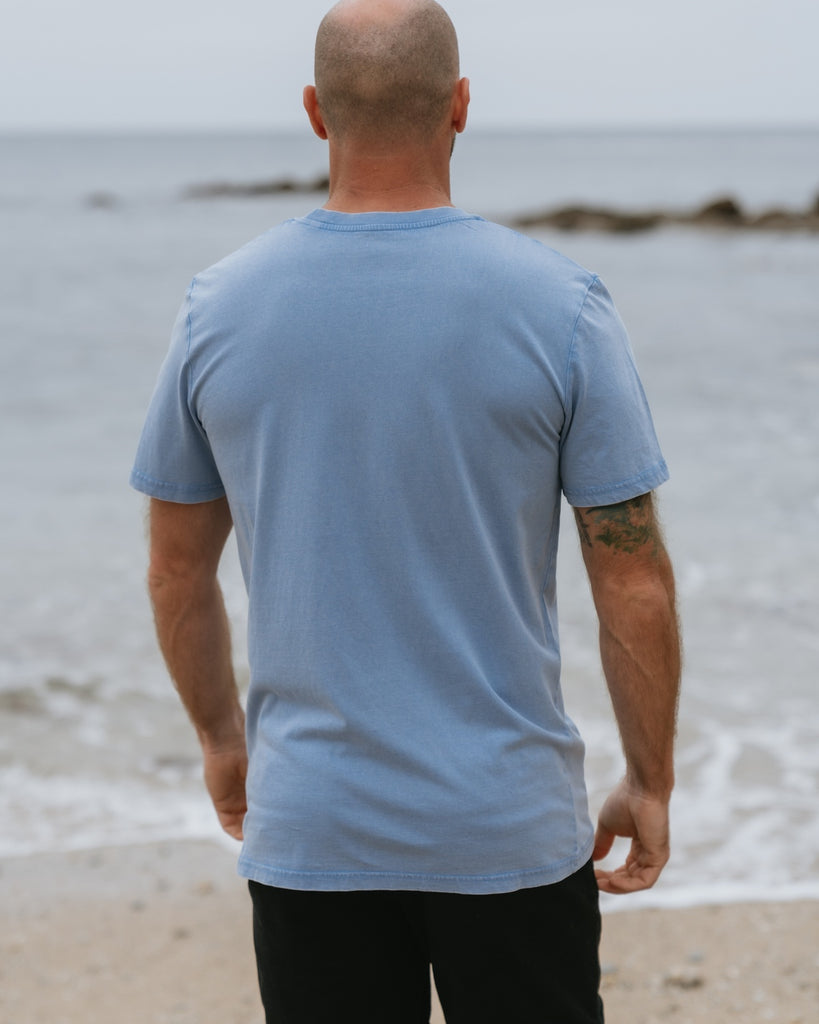 Sunset Surf Men's Classic T-Shirt - Washed Lagoon