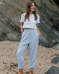 Sunset Surf Women's Relaxed Fit Joggers – Blue