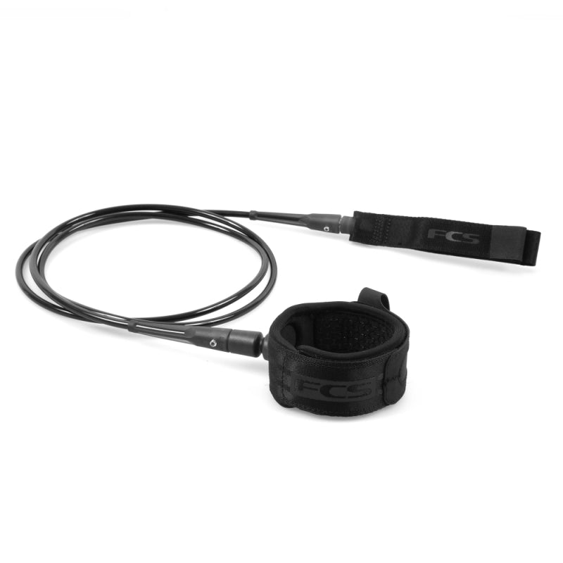 FCS All Round Essential 8ft Surfboard Leash - Black