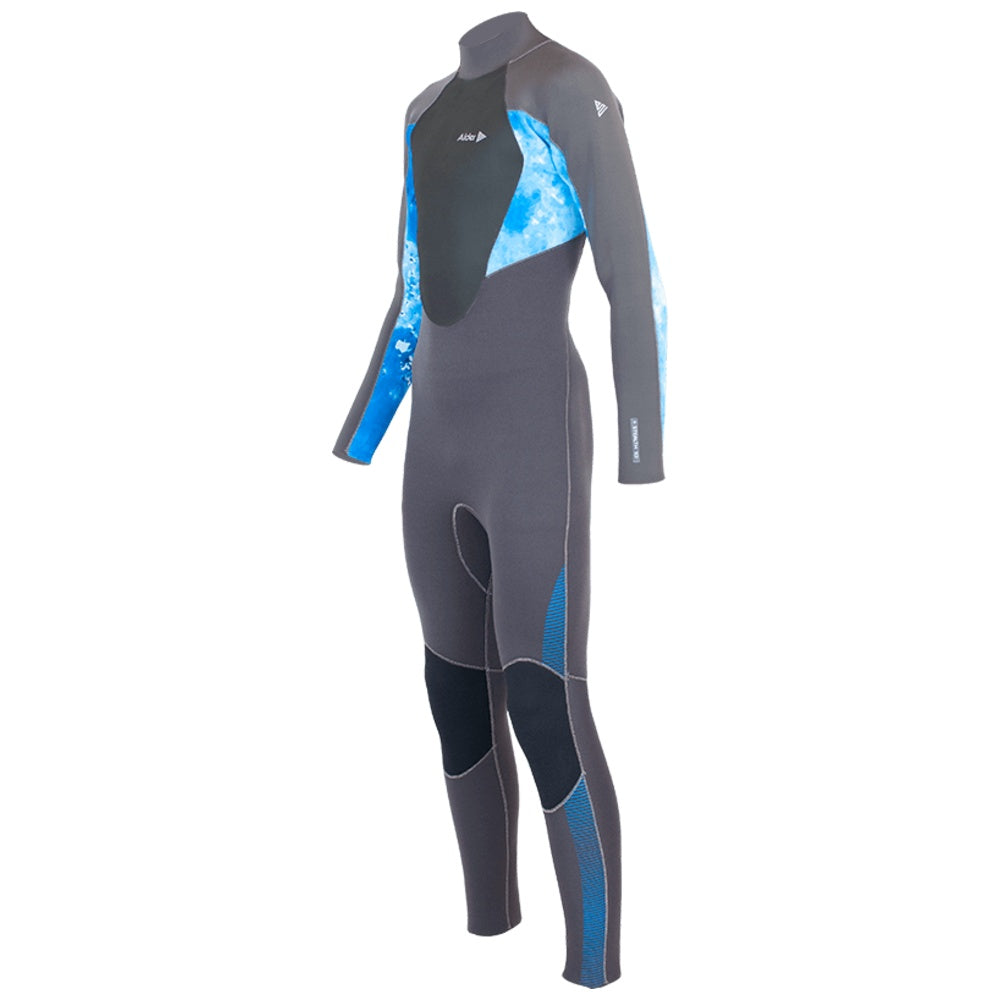 Alder Stealth Kids 5/4/3mm Back Zip Wetsuit - Blue