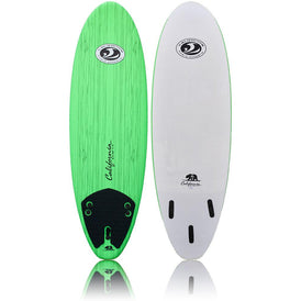 California Board Company Mini Mal 6ft Soft Surfboard - Green