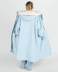 Dryrobe Advance Alpine Range Long Sleeve Change Coat - Ice Blue