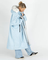 Dryrobe Advance Alpine Range Long Sleeve Change Coat - Ice Blue