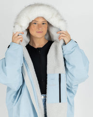 Dryrobe Advance Alpine Range Long Sleeve Change Coat - Ice Blue