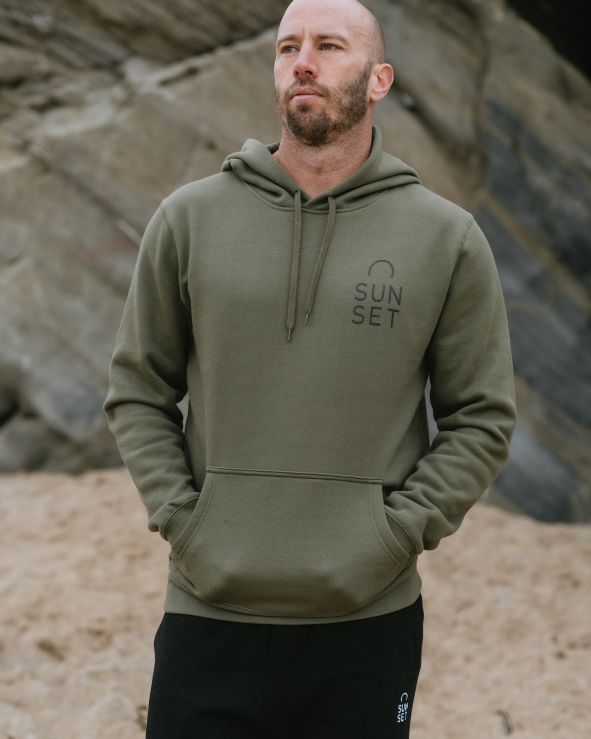 Men's Classic Hoodie - Khaki