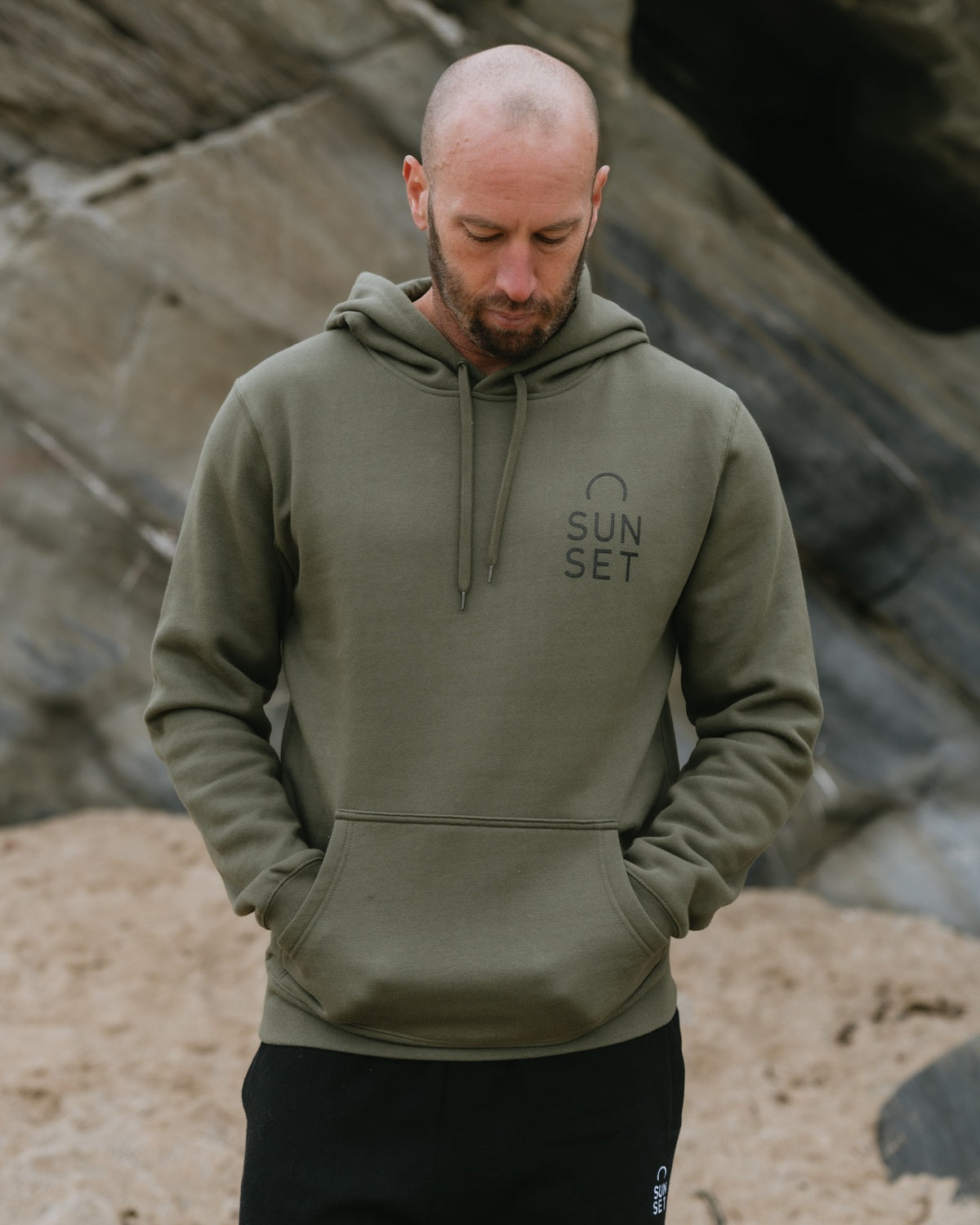 Men's Classic Hoodie - Khaki