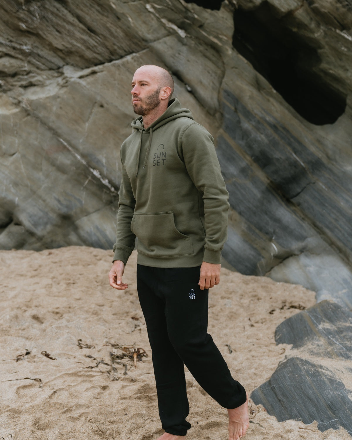 Men's Classic Hoodie - Khaki