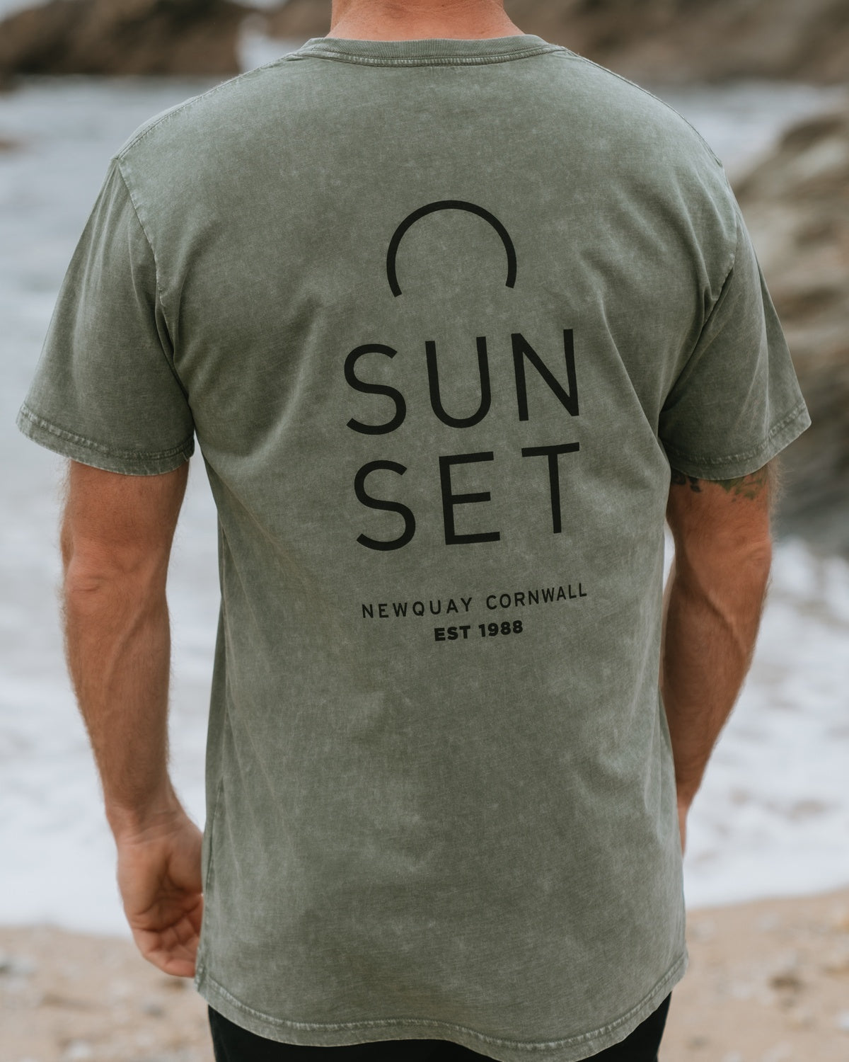 Men's Core Stonewash T-Shirt - Stone Green