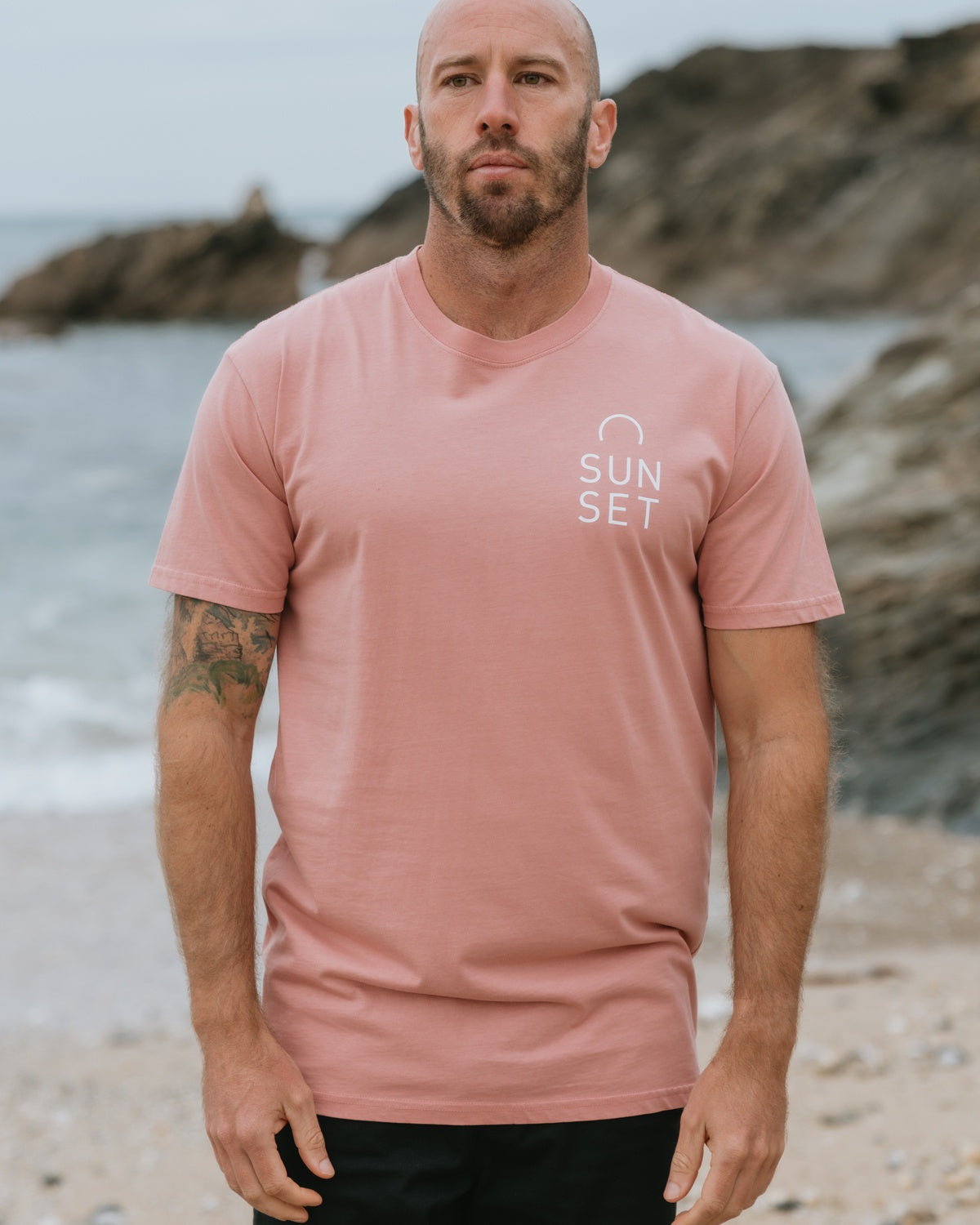 Men's Essential T-Shirt - Faded Rose
