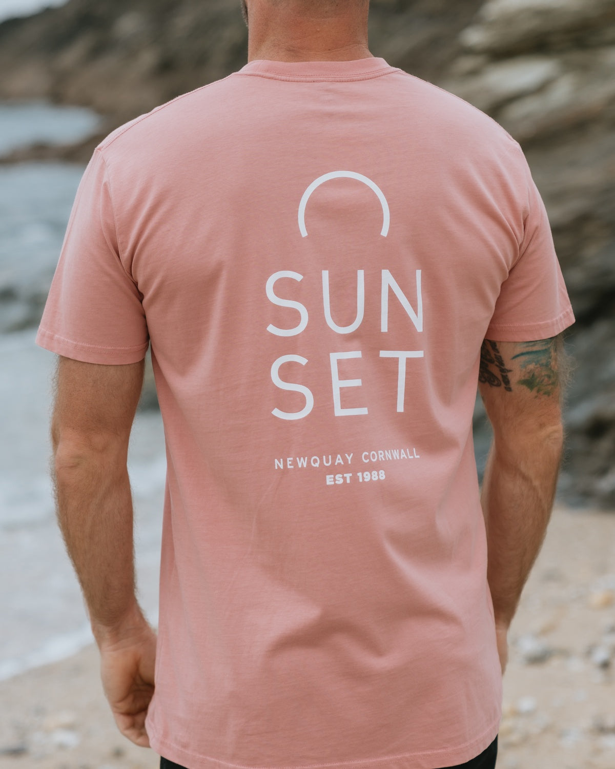 Men's Essential T-Shirt - Faded Rose