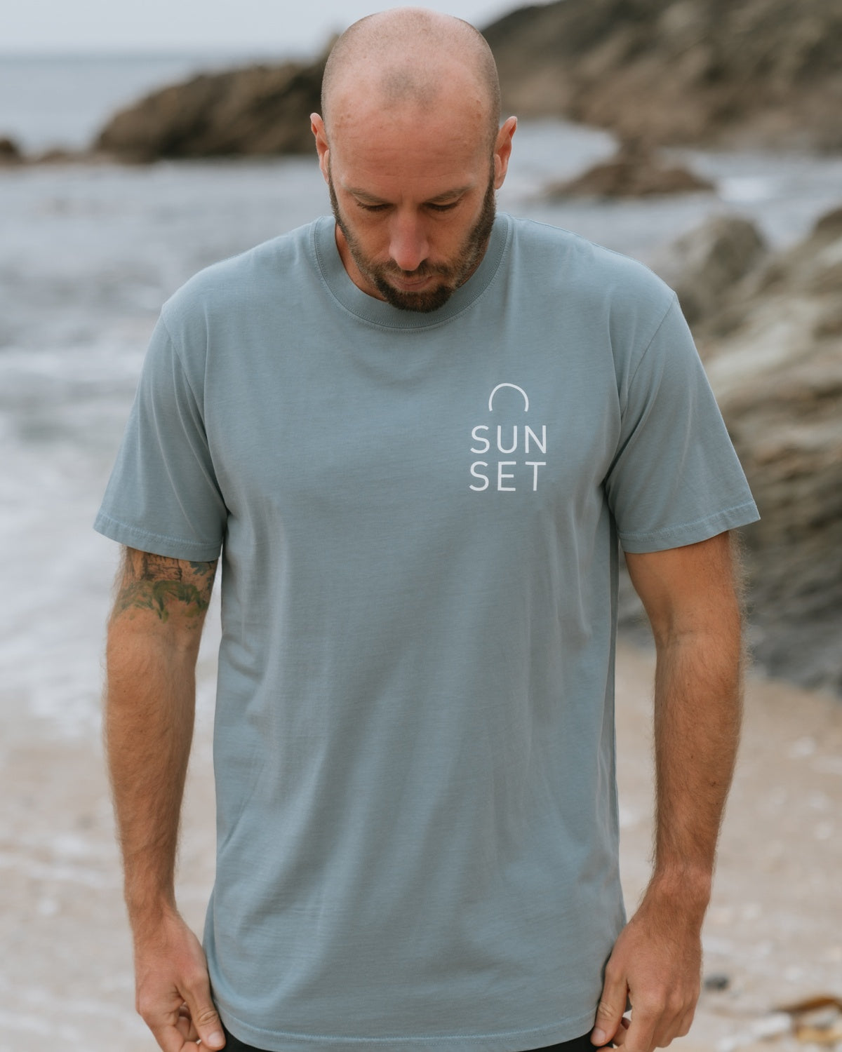 Men's Essential T-Shirt - Faded Slate