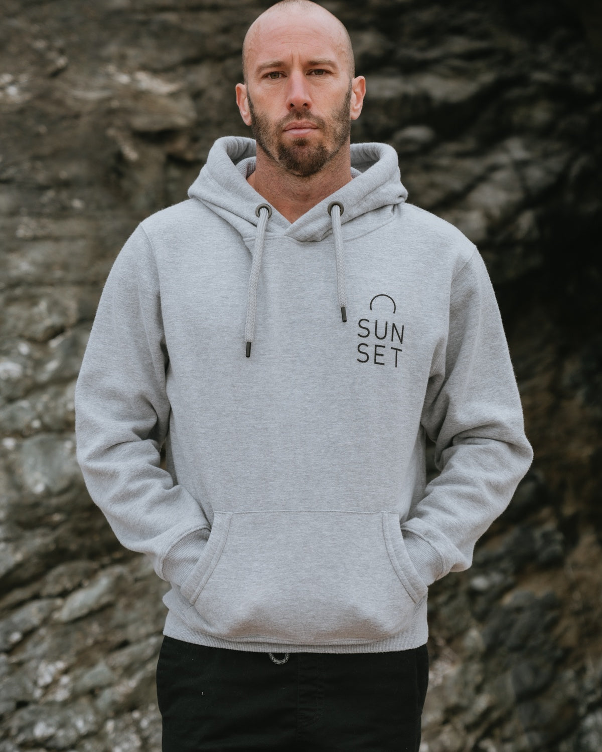 Men's Heavyweight Hoodie - Light Grey