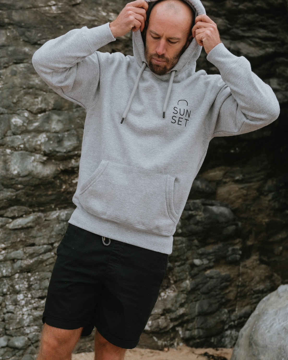 Men's Heavyweight Hoodie - Light Grey
