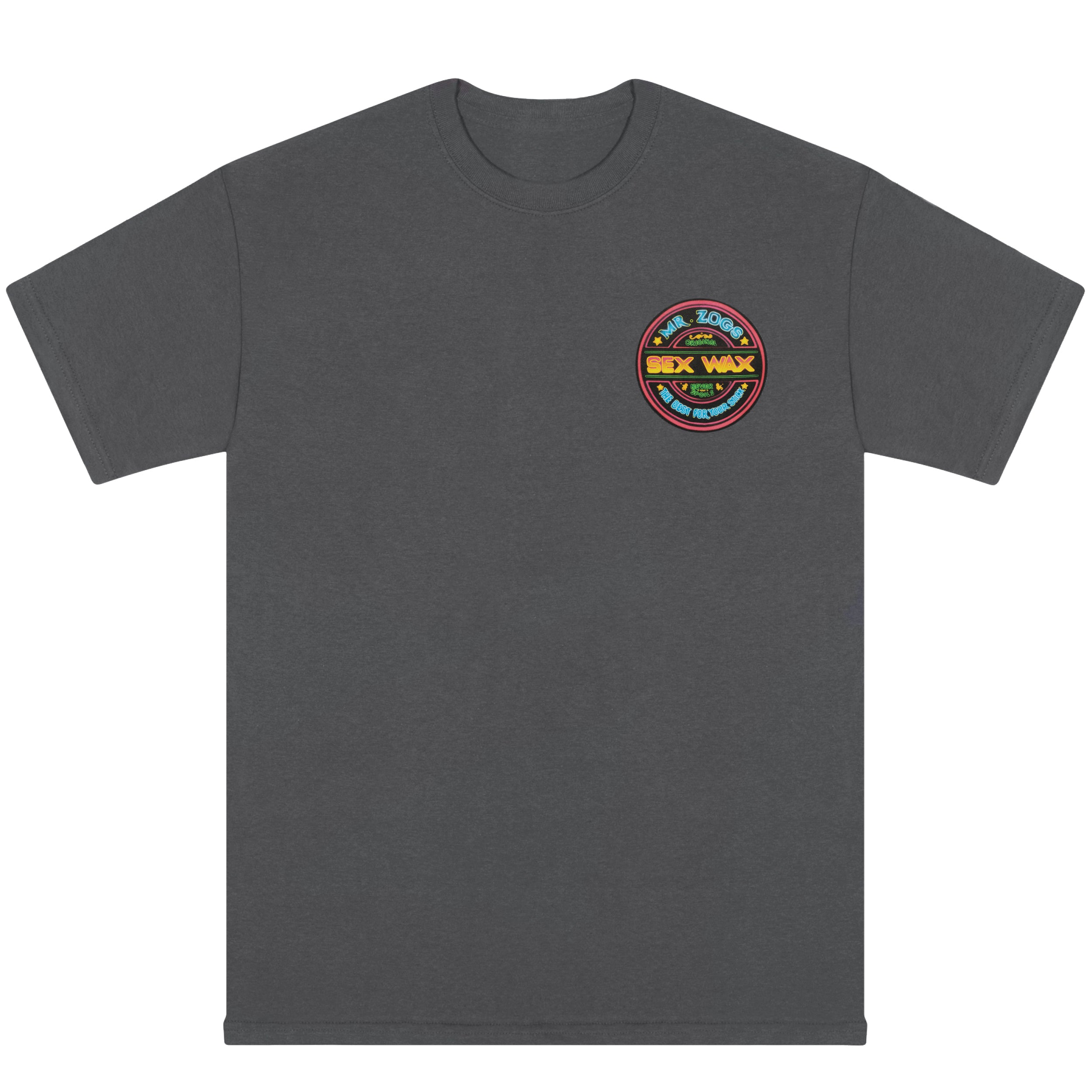 Sex Wax 'Neon' Tee - Dark Heather Grey