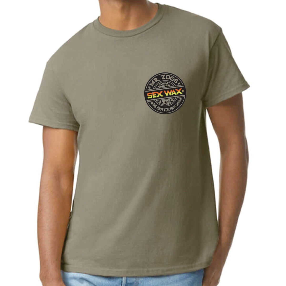 Sex Wax 'Word Fade' Tee - Prairie Dust