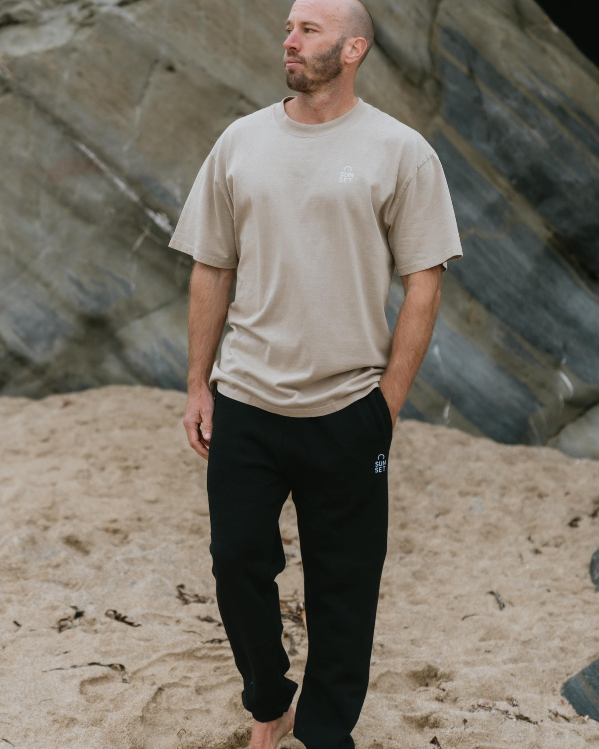 Sunset Surf Classic Joggers - Black