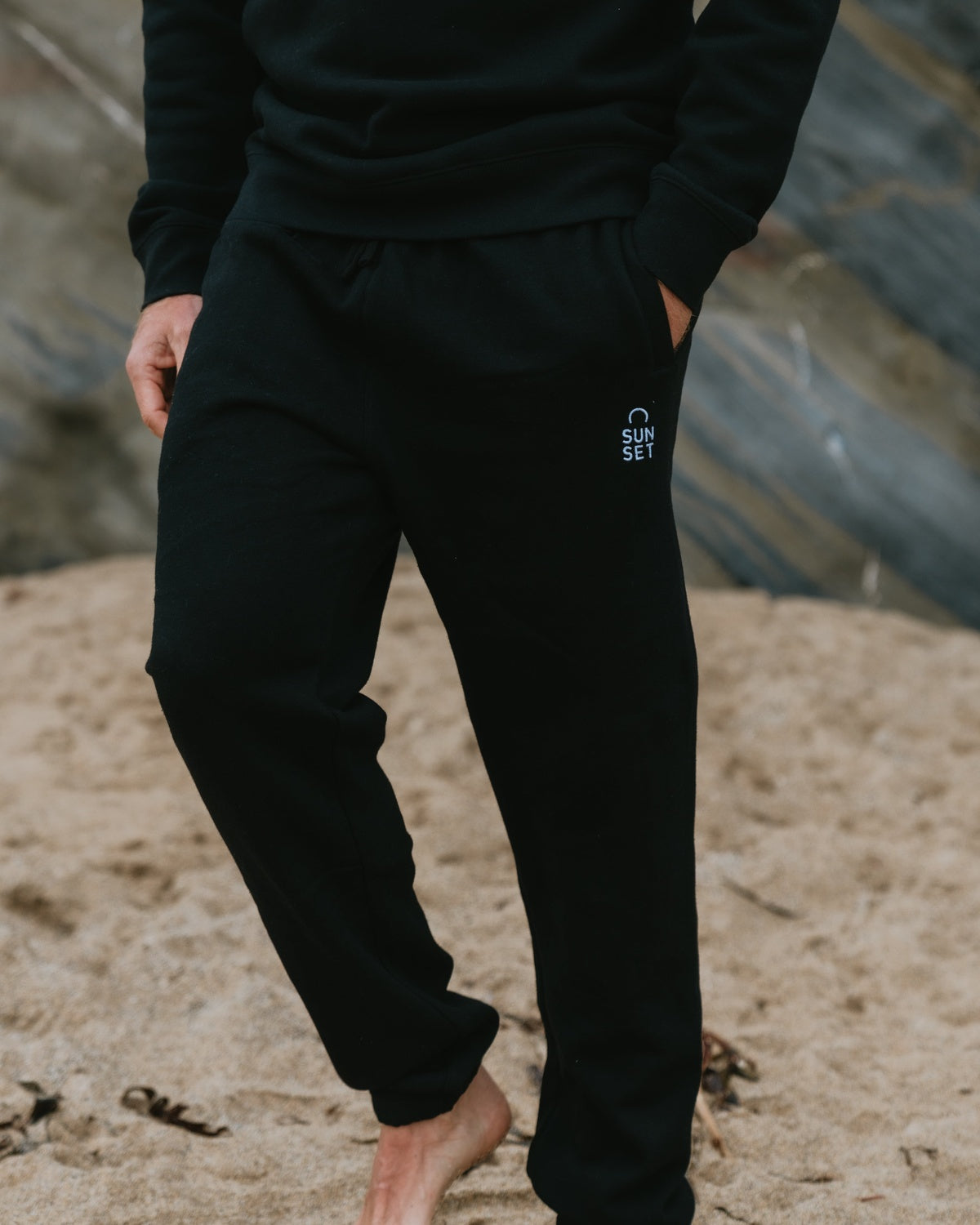 Sunset Surf Classic Joggers - Black