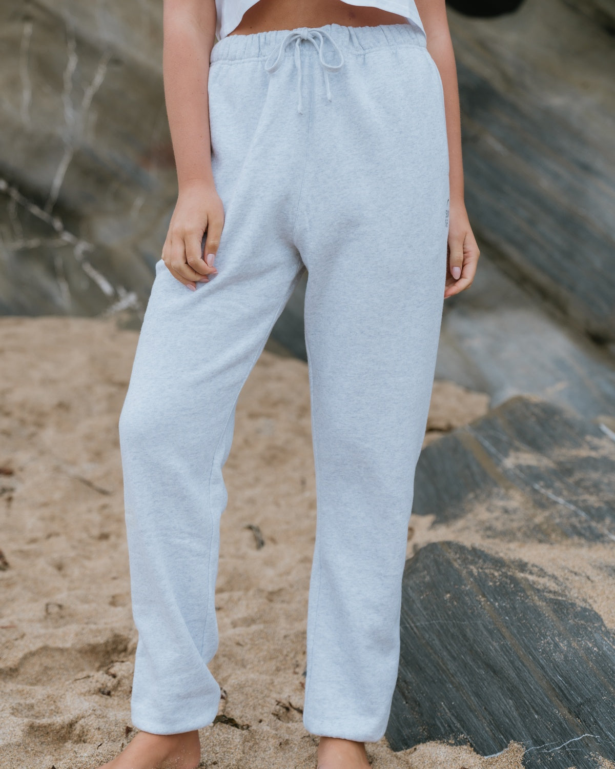 Sunset Surf Classic Joggers - Light Grey