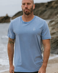 Sunset Surf Men's Classic T-Shirt - Washed Lagoon