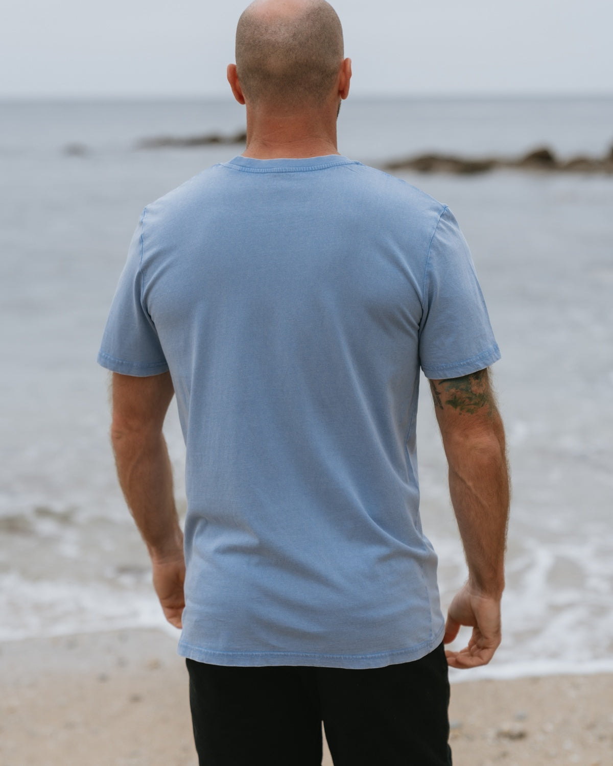 Sunset Surf Men's Classic T-Shirt - Washed Lagoon