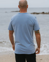 Sunset Surf Men's Classic T-Shirt - Washed Lagoon