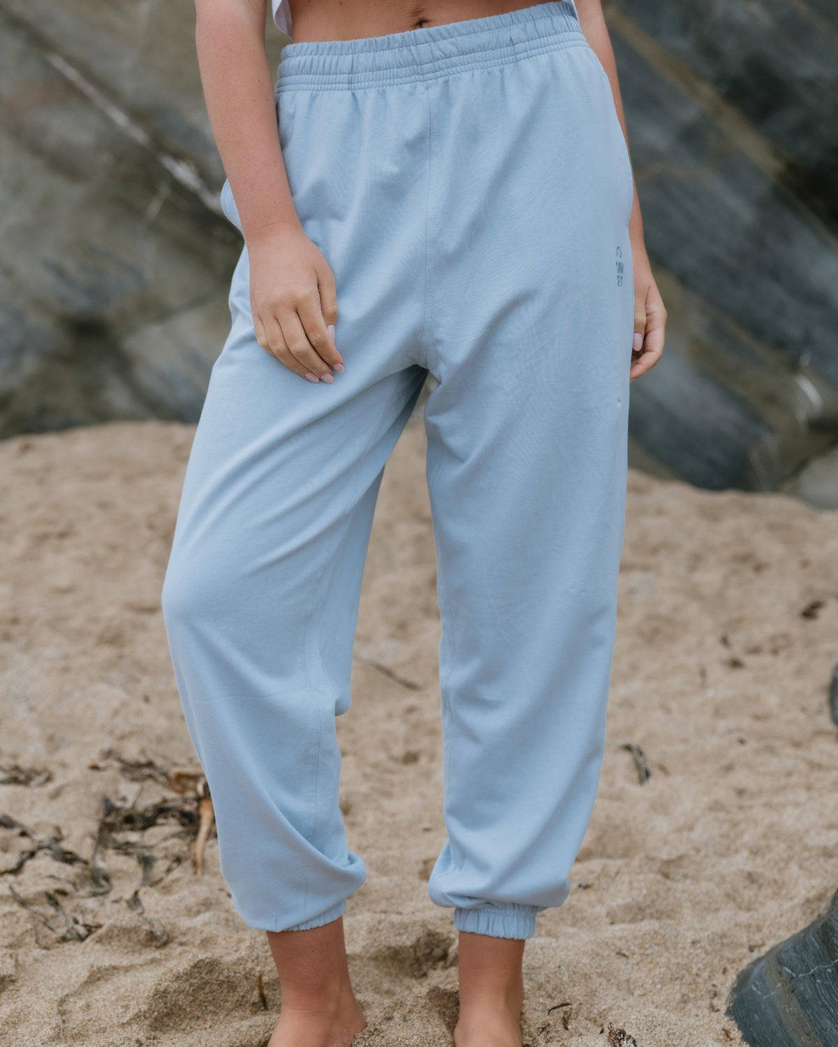 Sunset Surf Women's Relaxed Fit Joggers – Blue