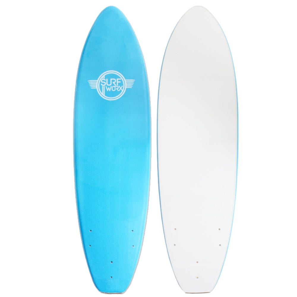 Surfworx Base Mini Mal 6ft 0 Soft Surfboard - Blue