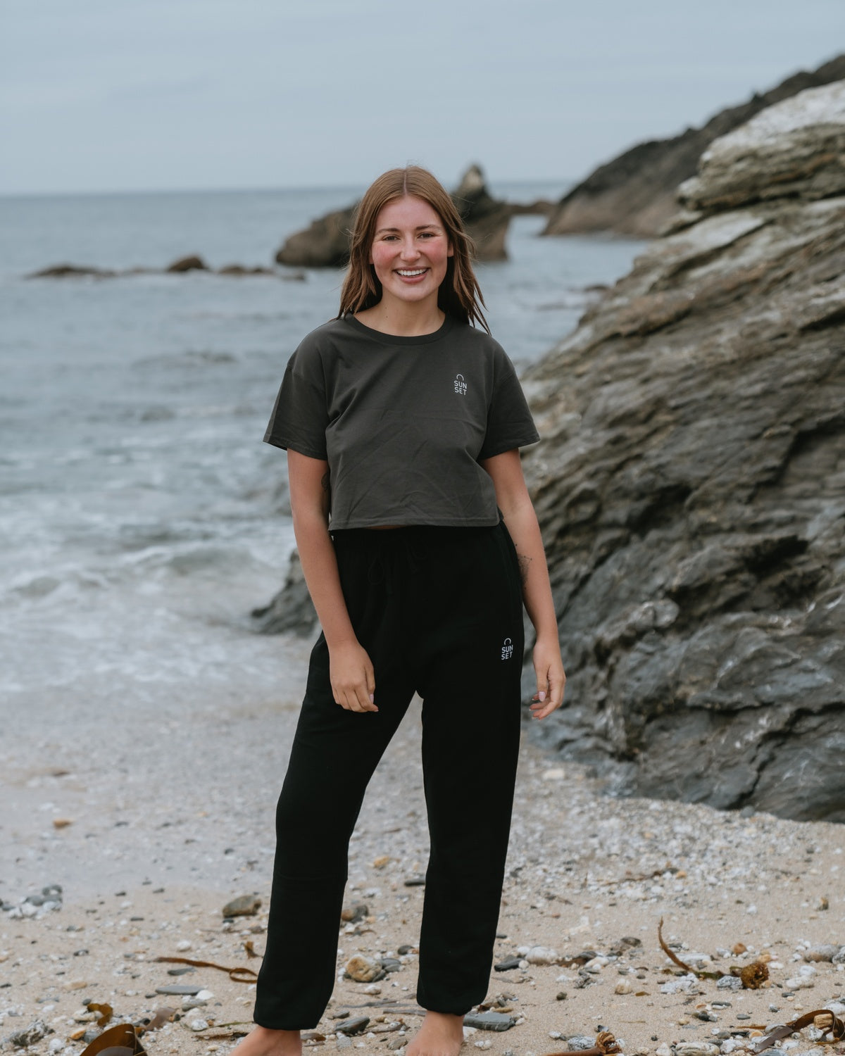 Women’s Classic Cropped T-Shirt - Coal