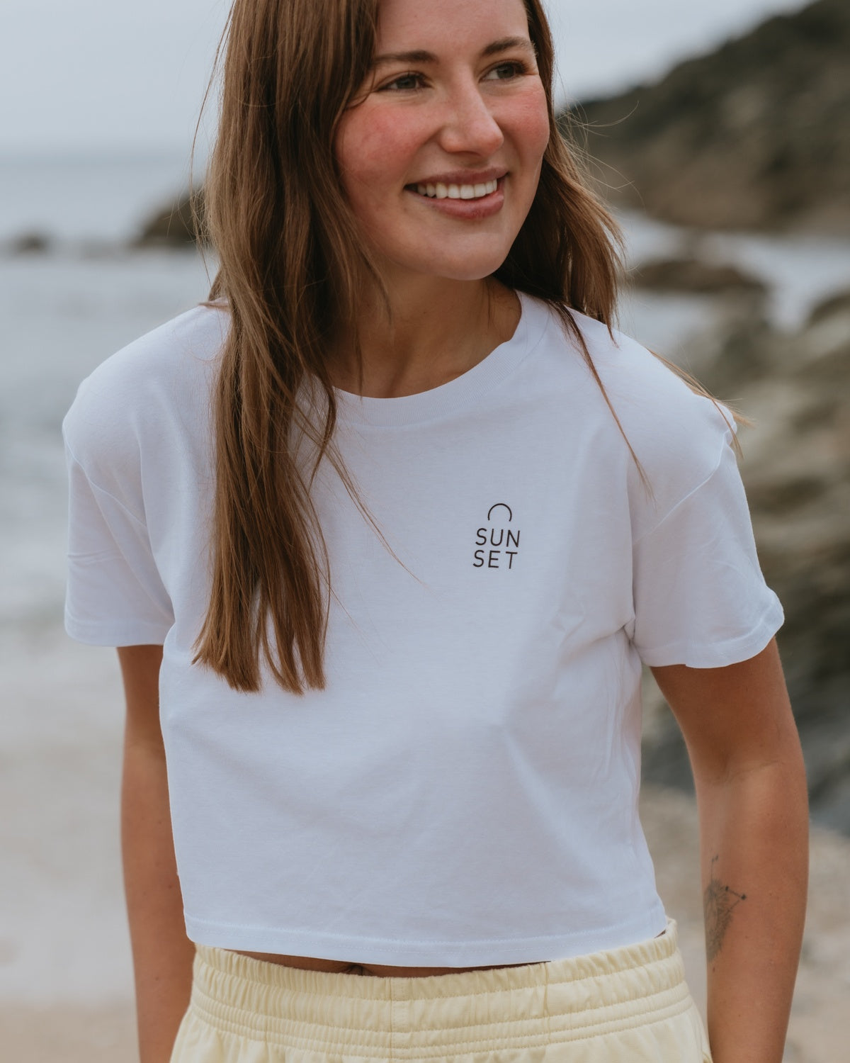 Women’s Classic Cropped T-Shirt - Natural White