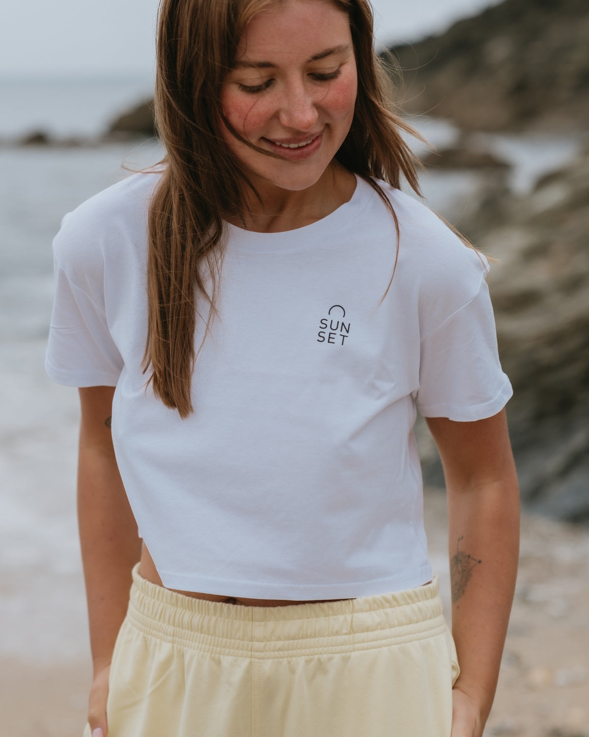 Women’s Classic Cropped T-Shirt - Natural White