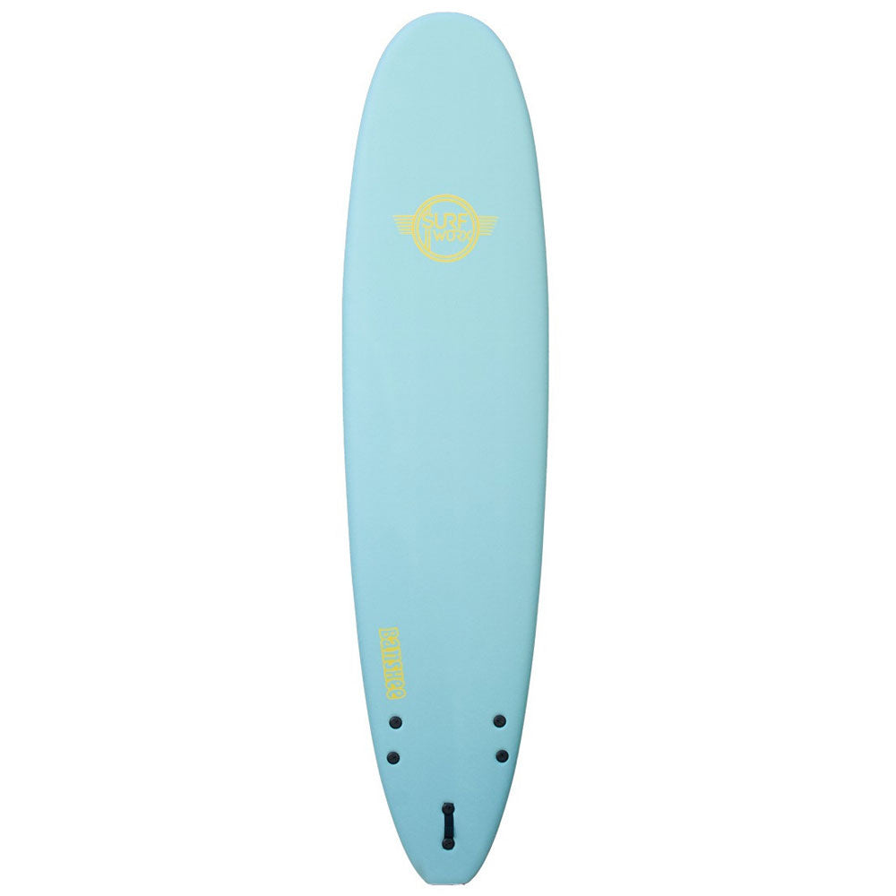 Surfworx Banshee Mini Mal 7ft Soft Surfboard - Ice Mint