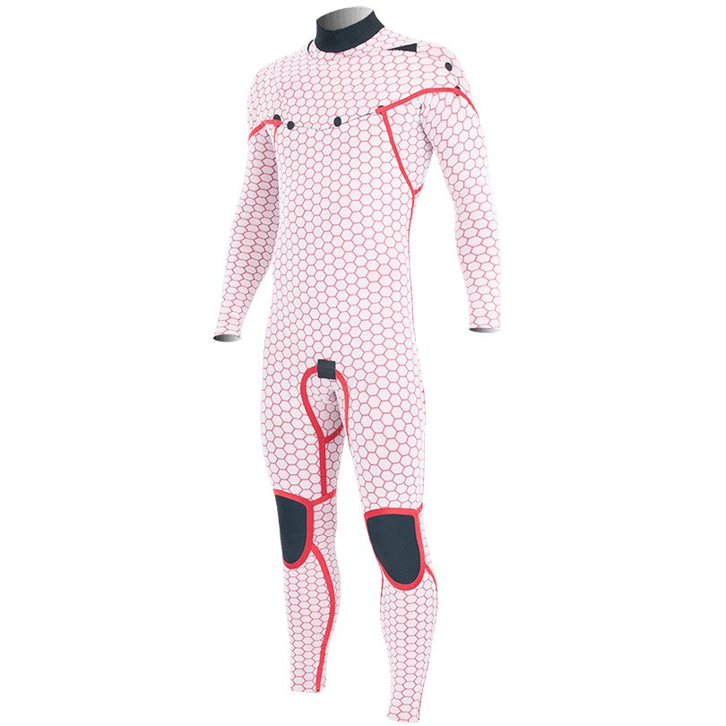 Alder Luxe FX 5/4mm Mens Chest Zip Wetsuit - Black