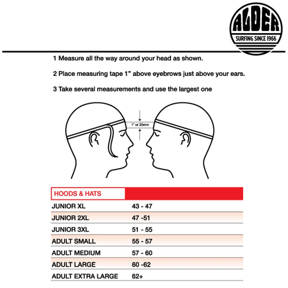 Alder Stealth 2mm Wetsuit Hood - Black