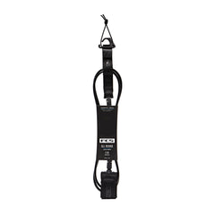 FCS All Round Essential 7ft Surfboard Leash - Black