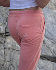 Sunset Surf Vintage Dyed Joggers - Rose Clay