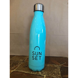 Sunset Surf Water Bottle - Sea Blue Mint