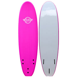 Surfworx Base Mini Mal 7ft 0 Soft Surfboard - Pink