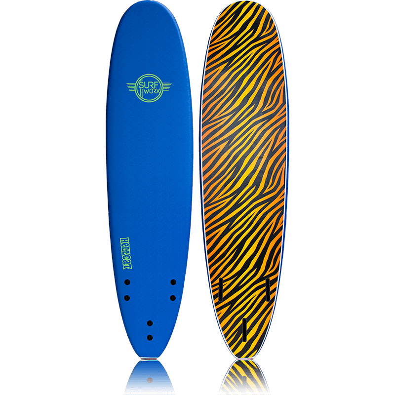 Surfworx Hellcat Mini Mal 7ft 6 Soft Surfboard Navy Sunset