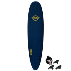 Surfworx Hellcat Mini Mal 8ft 0 Soft Surfboard - Mid Blue