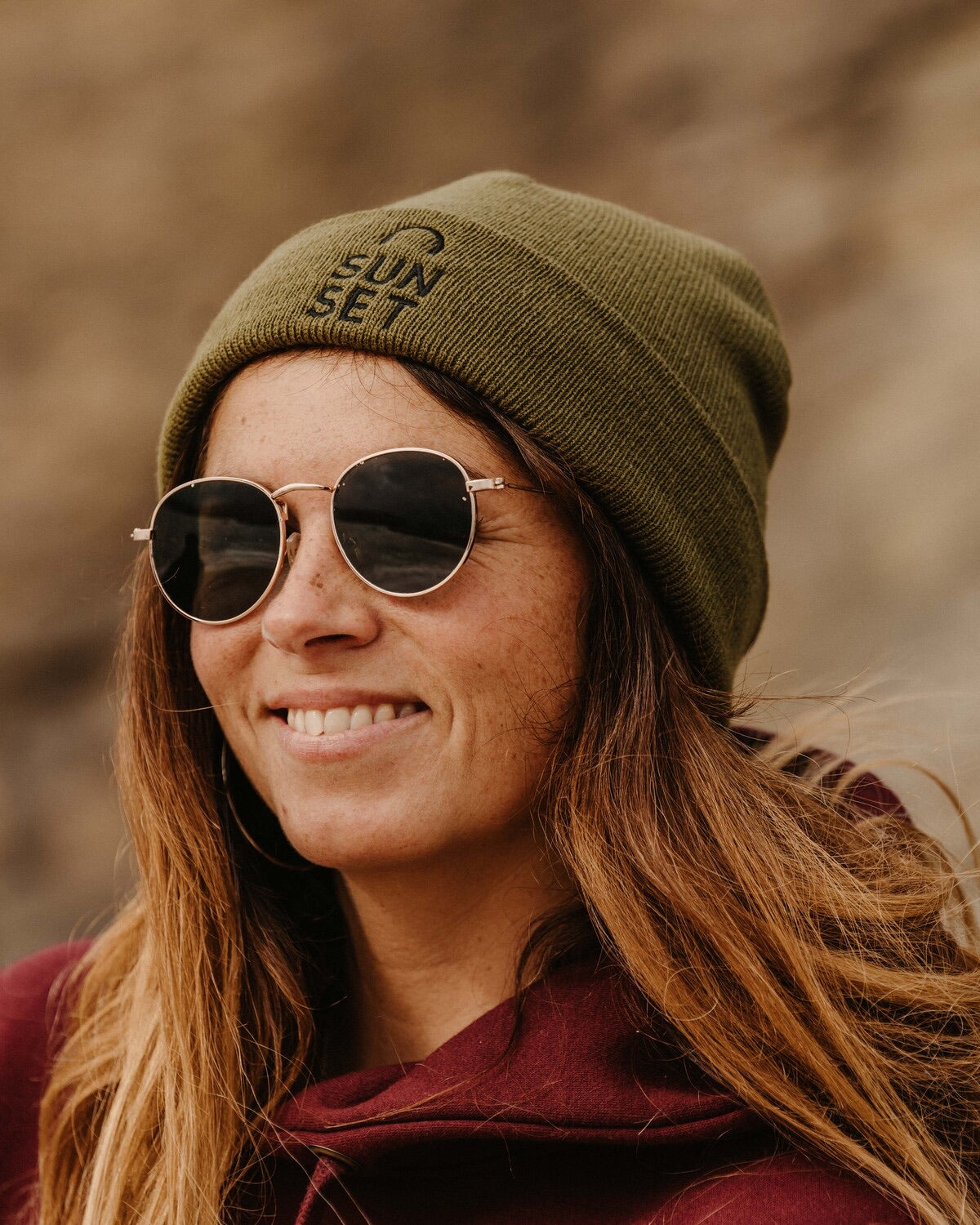 Sunset Surf Beanie - Khaki